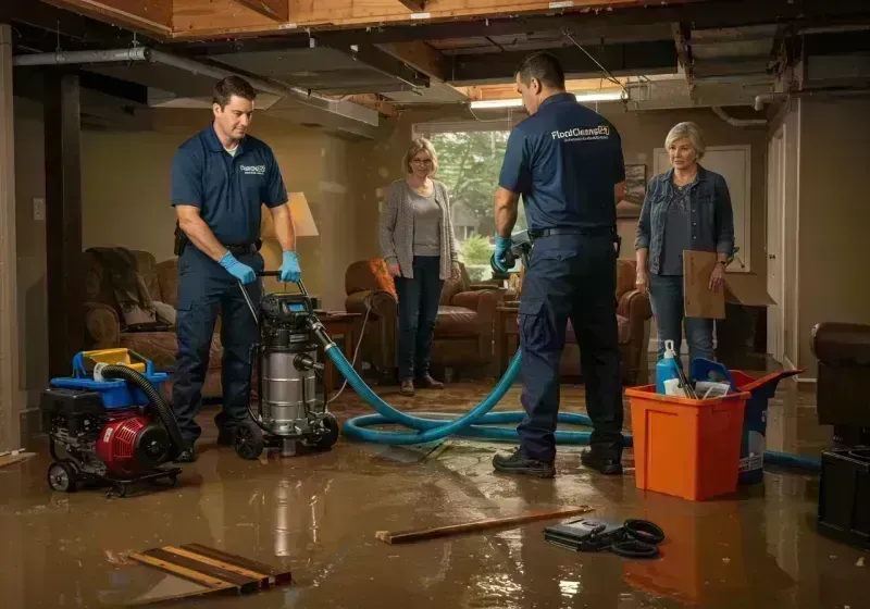 Basement Water Extraction and Removal Techniques process in Bellaire, OH